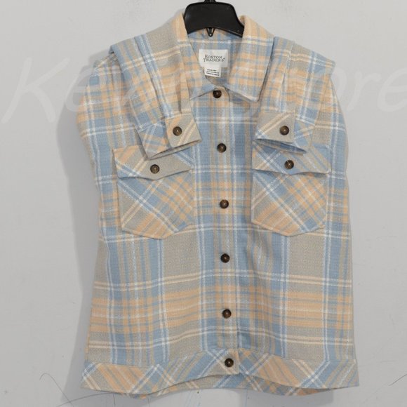 BLue NWT Boston Traders Ladies'‎ Shirt Jacket - Picture 3 of 5